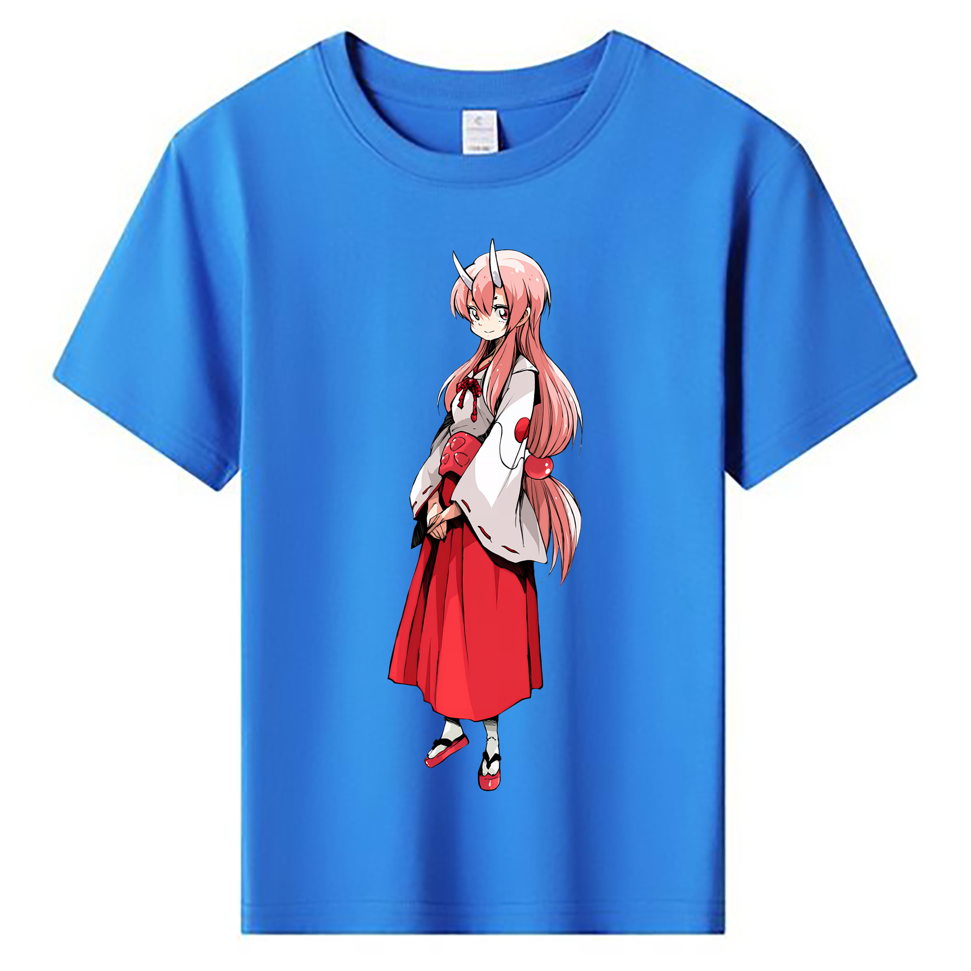 （画像用） 転スラ Regarding Reincarnated to Slime 綿100％キッズTシャツ（フロントプリント）